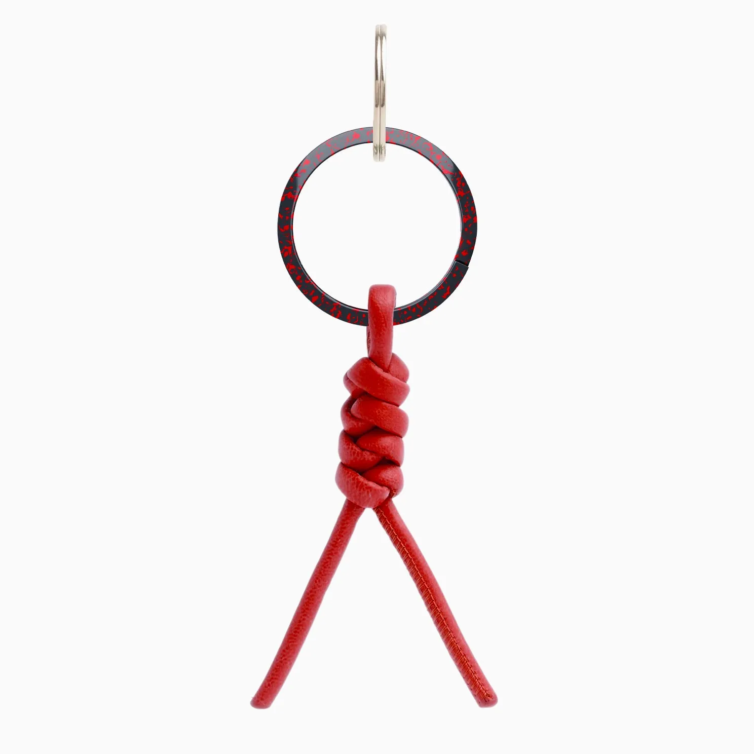 1.18" Premium Key Rings 5x Coatings (Paprika Red)