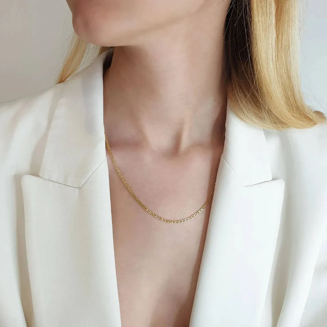 14K Minimalist Chain Necklace