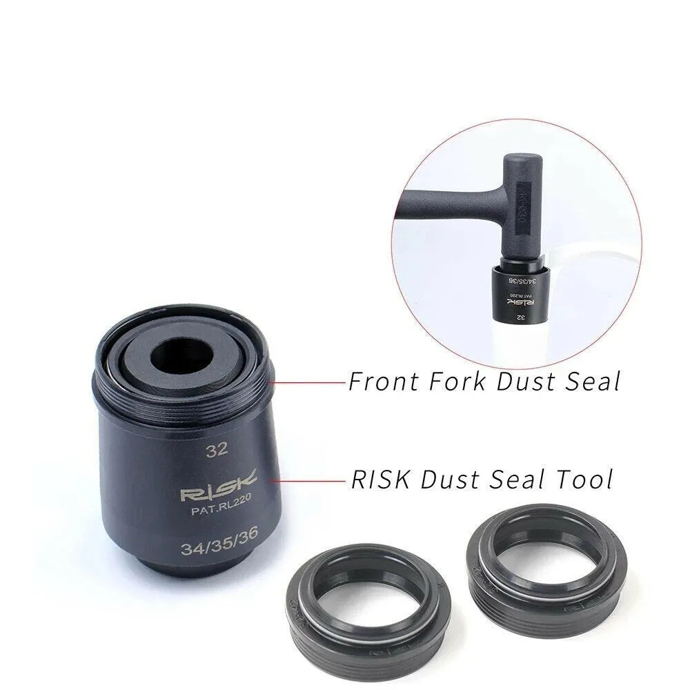 32/34/35/36mm MTB Bike Fork Seal Wiper Tool Set Bicycle Suspension Oil Seal Driver Installation Tools Dust Seal Oil Sponge Kit