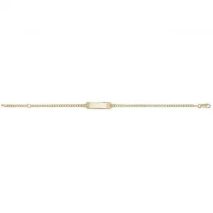 9ct Yellow Gold Baby ID Bracelet BR247