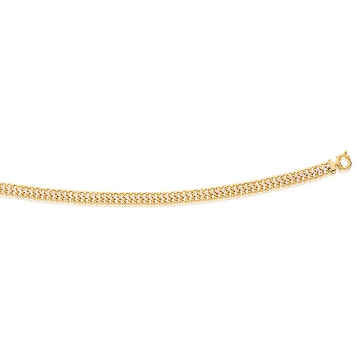 9ct Yellow Gold Mesh Chain