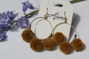 Ajuna Earrings - Pom Pom