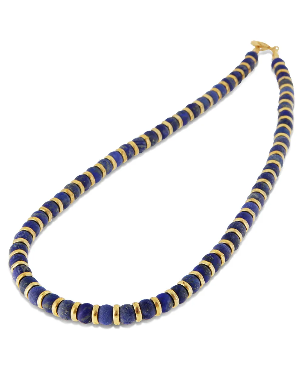 Blue Lapis Sumerian Necklace, USA