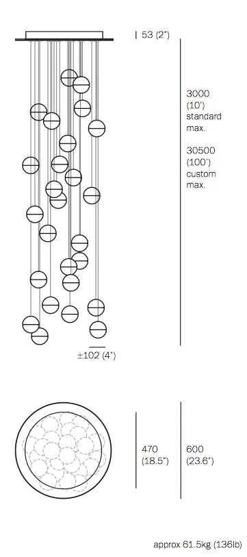 BOCCI 14.26 ROUND 26 Lamp Pendant