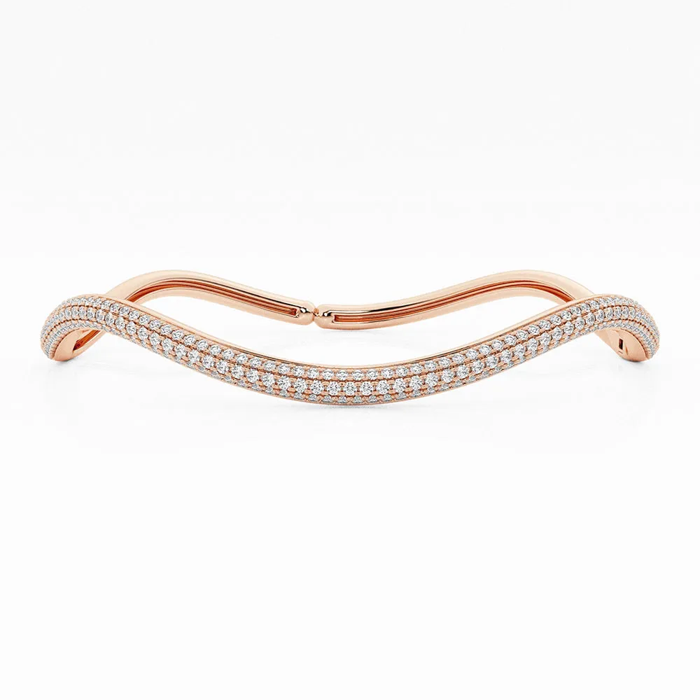 Bombë wavy bangle