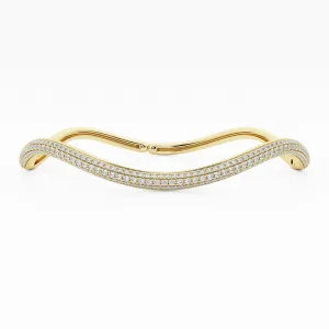 Bombë wavy bangle