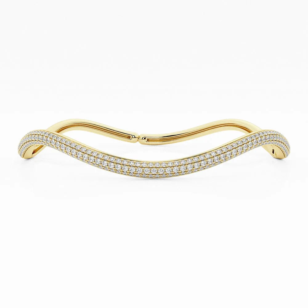 Bombë wavy bangle