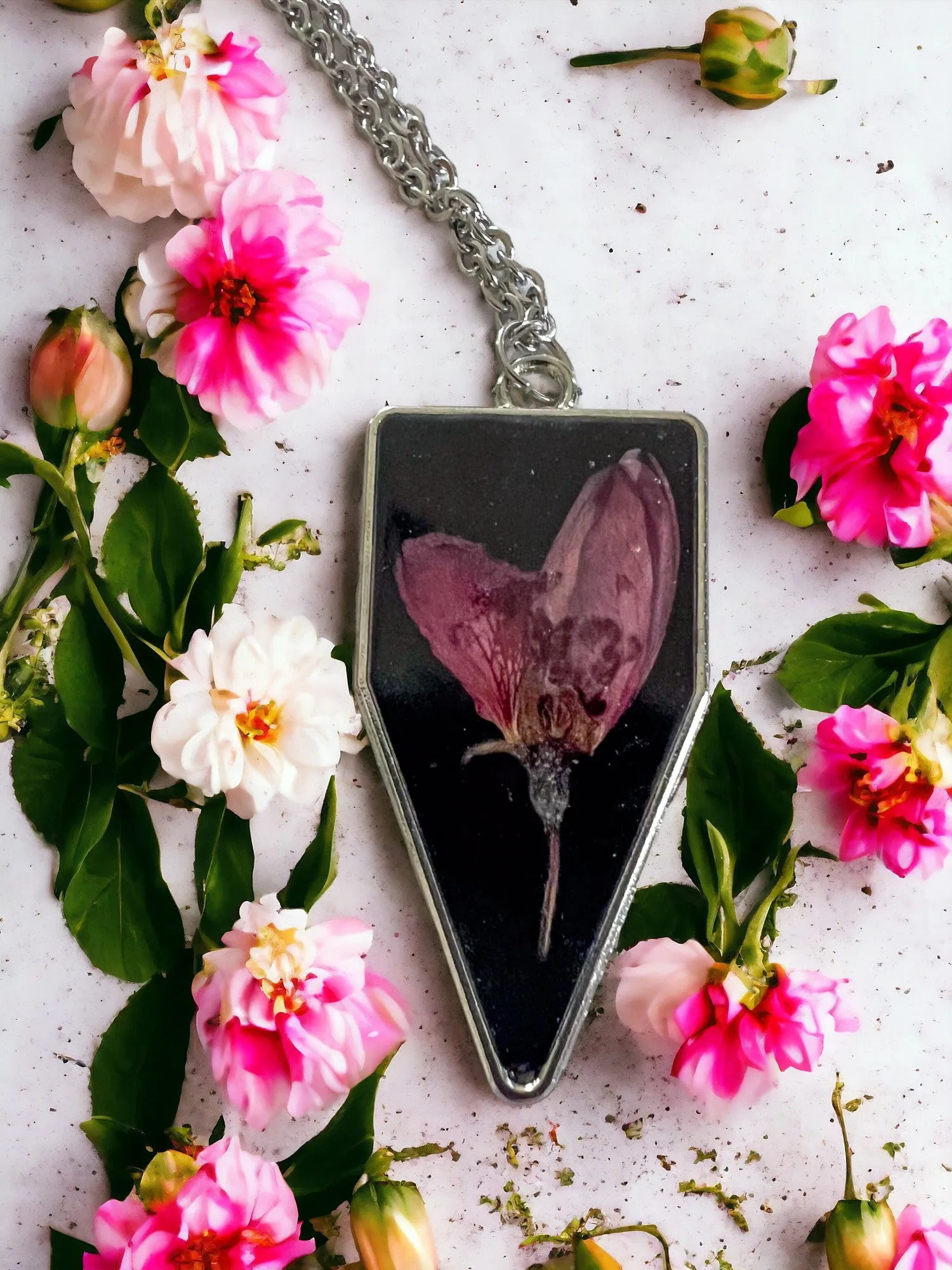 Botanical Pendants & Necklace | Handmade Jewelry | Resin Craft