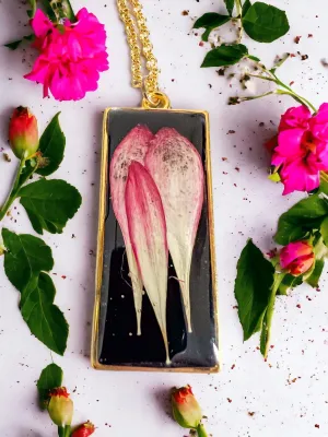 Botanical Pendants & Necklace | Handmade Jewelry | Resin Craft