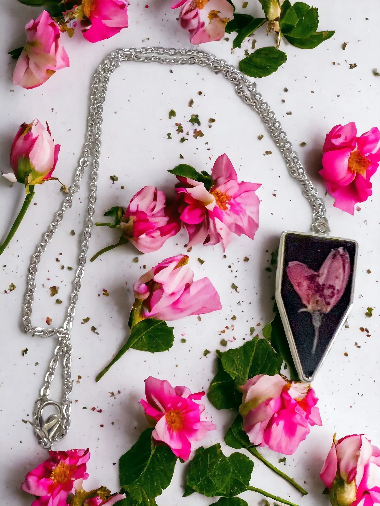 Botanical Pendants & Necklace | Handmade Jewelry | Resin Craft