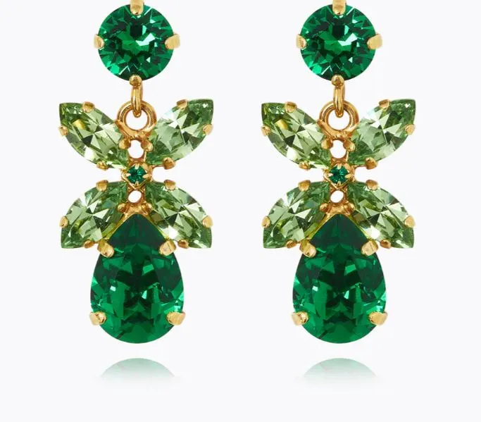 Caroline Svedbom Mini Dione Majestic Green Earrings