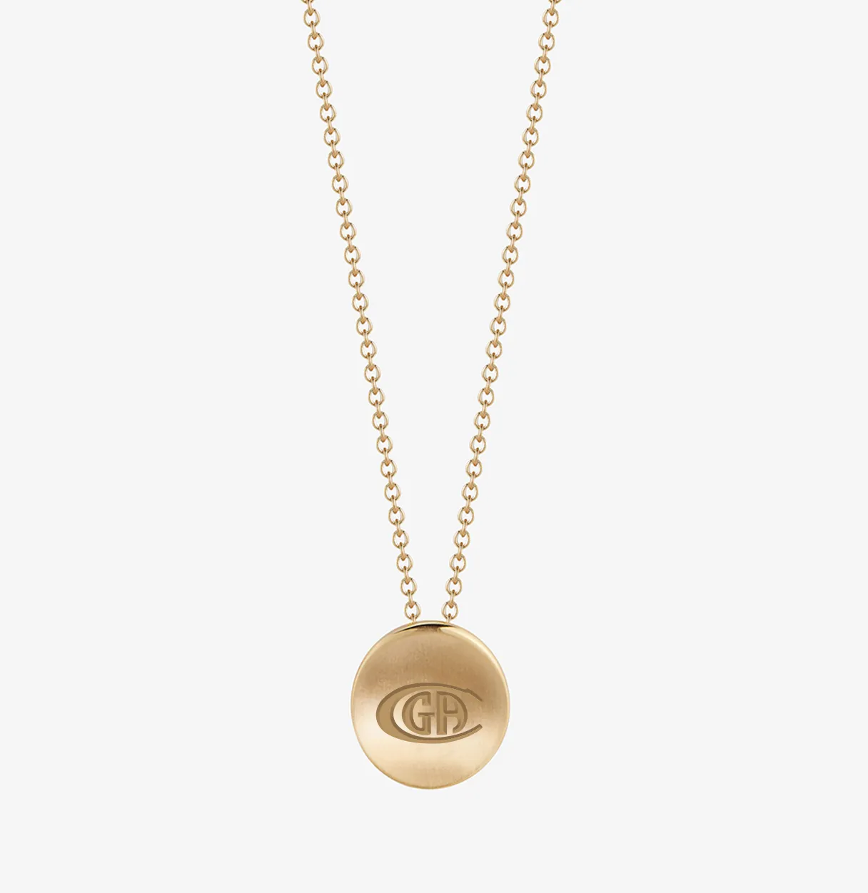 CGA Monogram Organic Petite Necklace - Cavan Gold