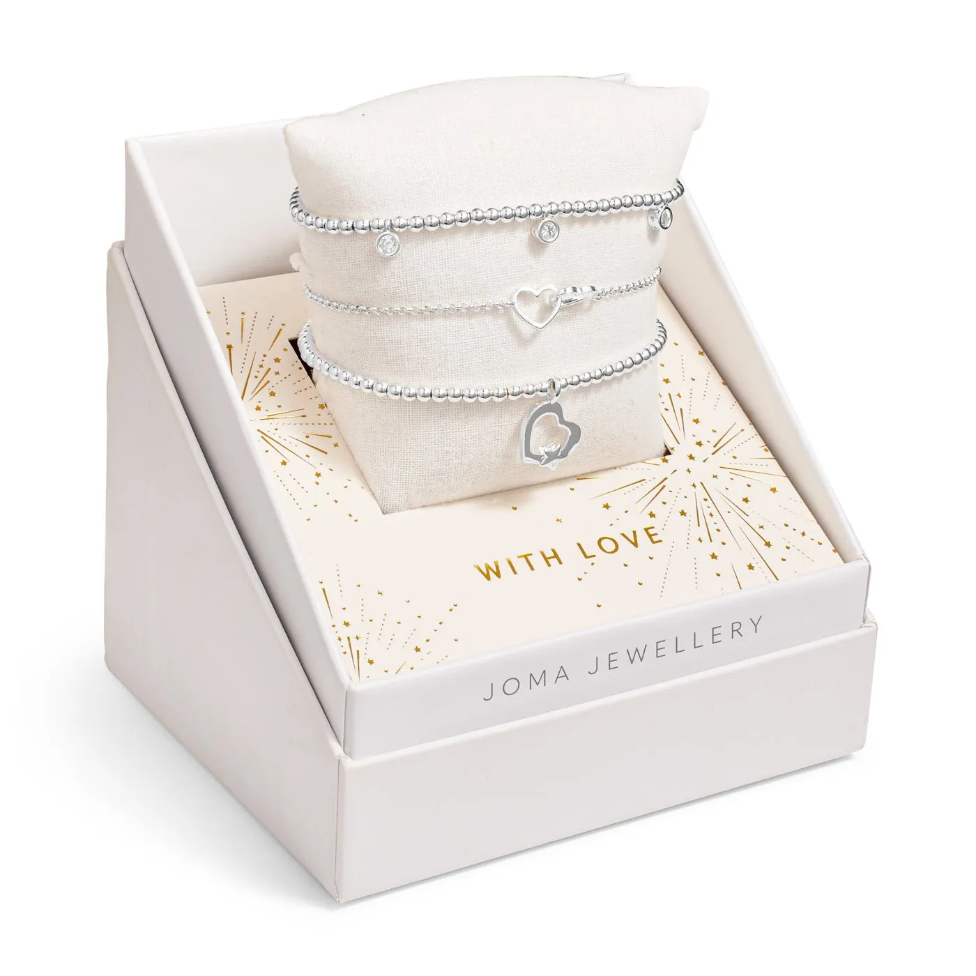 Christmas Celebrate You Gift Box With Love Silver Plated 7799