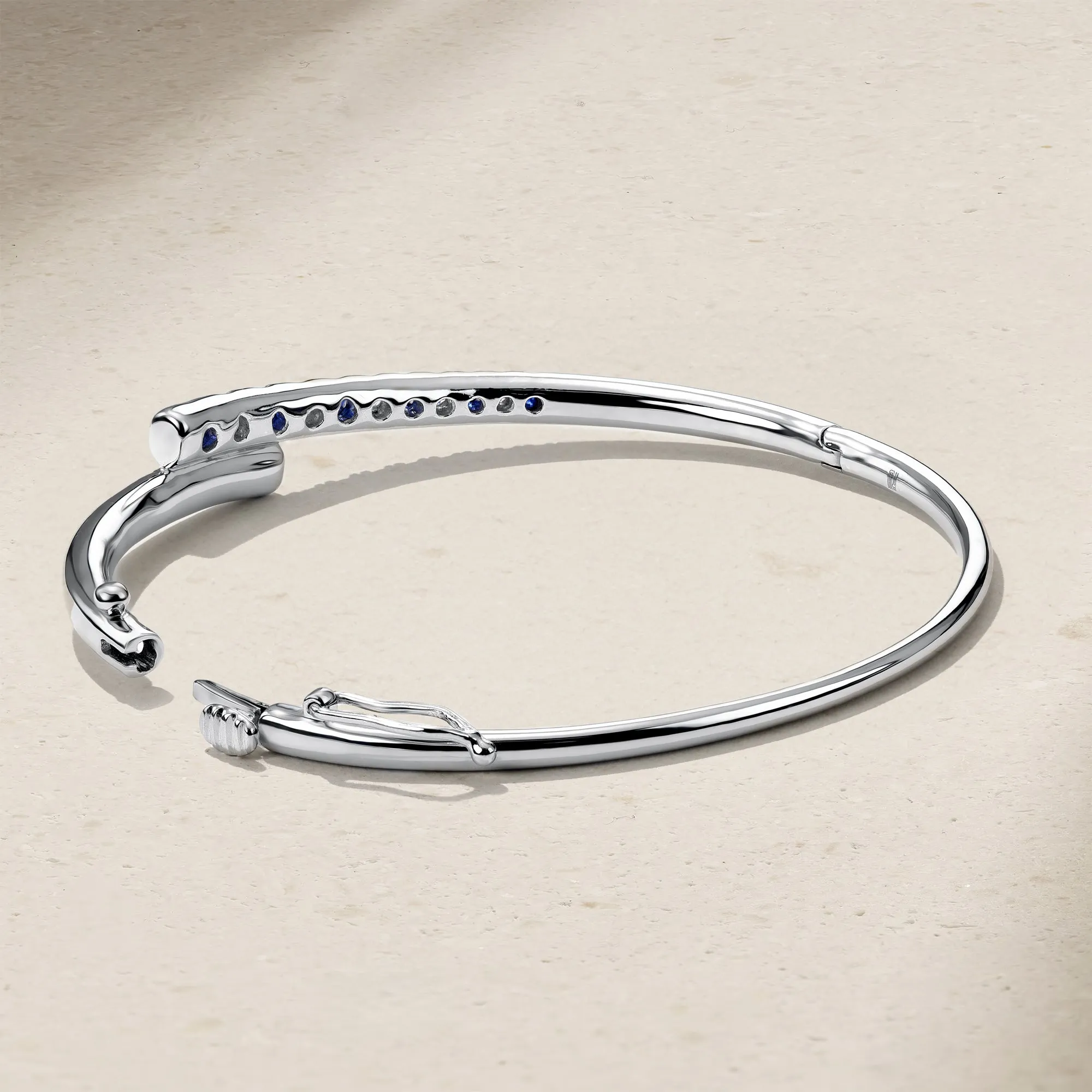 Coil Sapphire Bangle