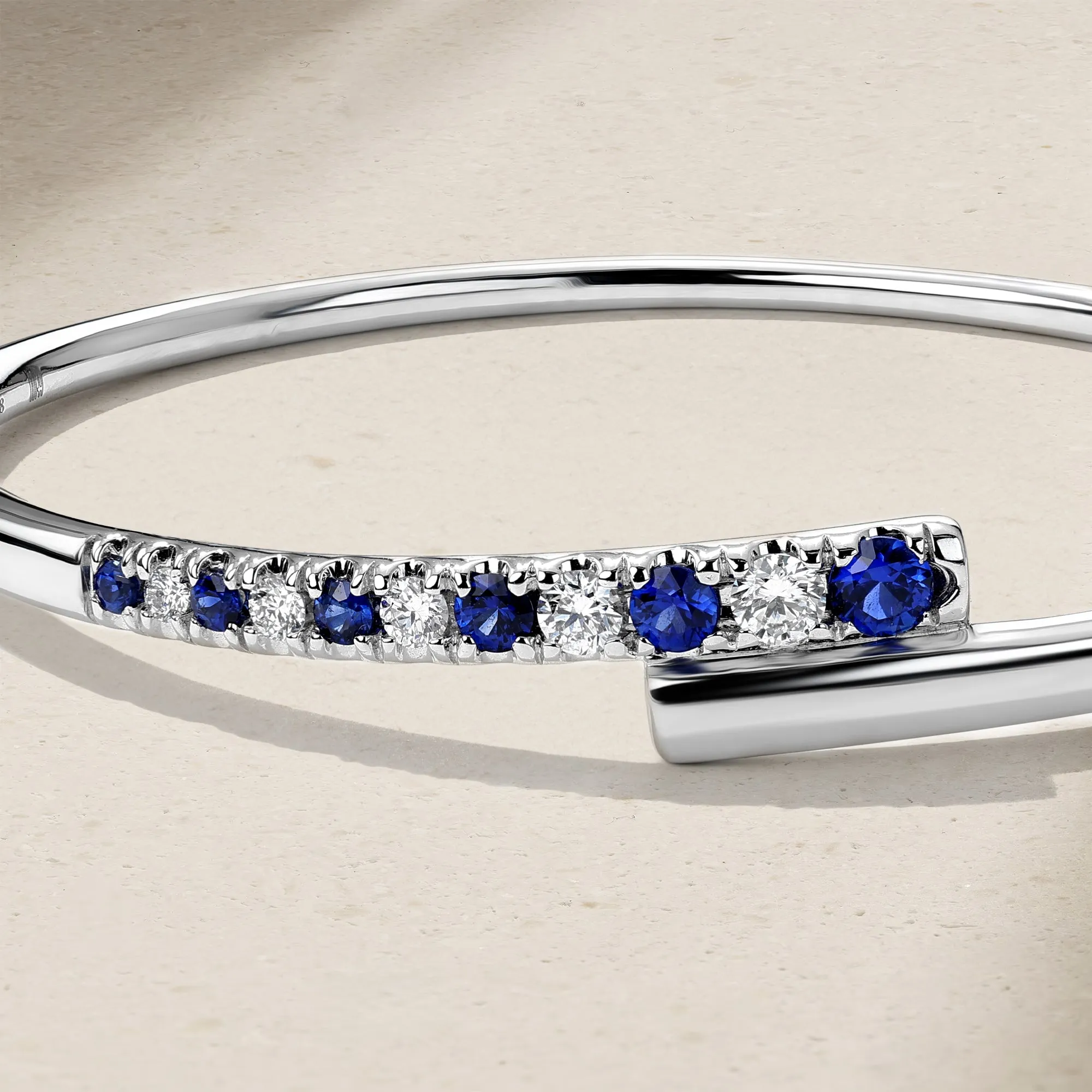 Coil Sapphire Bangle