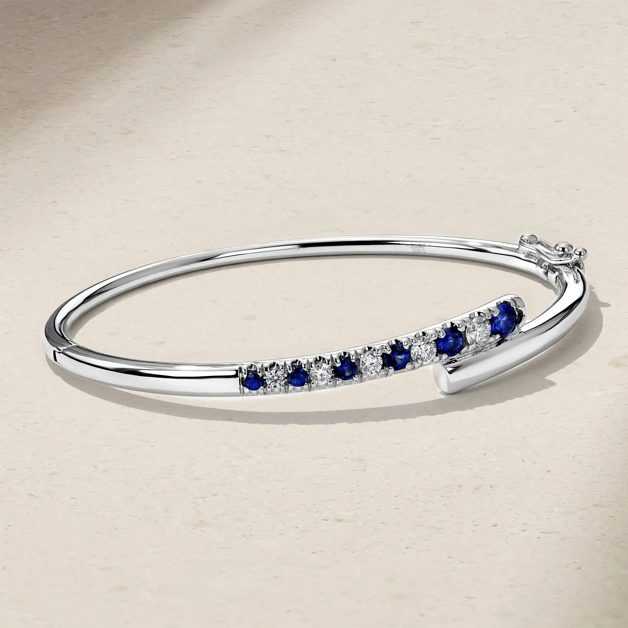 Coil Sapphire Bangle