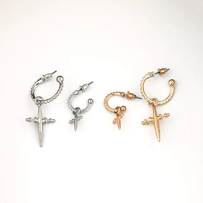 Daggers   Crosses Earrings - 5 Styles