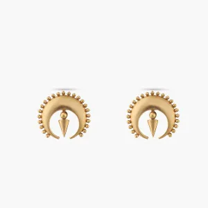 Danae Gold Plated Tribal Earrings