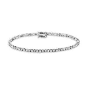 Diamond Tennis Bracelet (14.00 ct.) 4.50 mm 4-Prongs Setting in 14K Gold