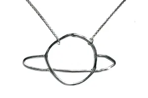 Doodle Saturn Necklace