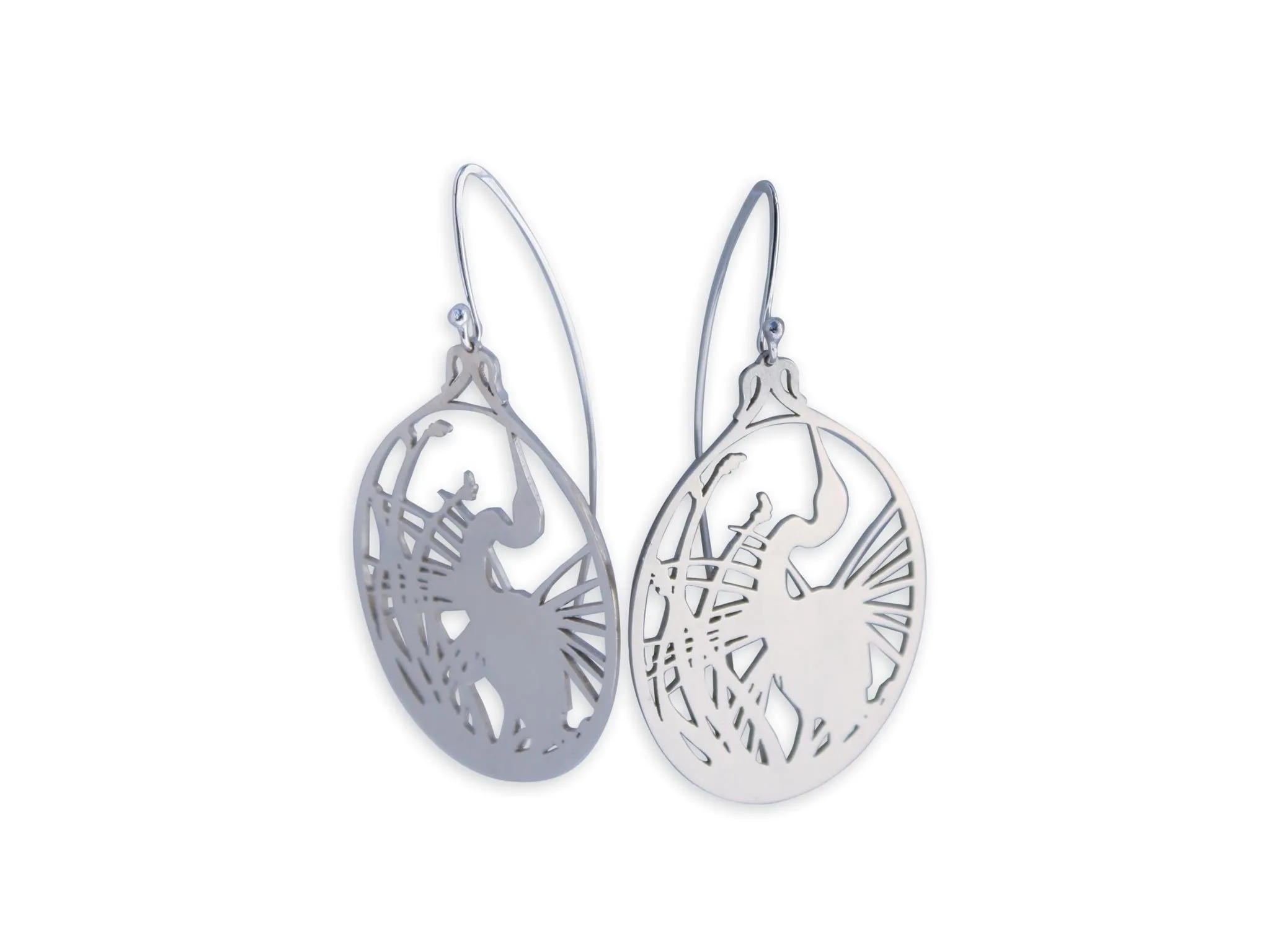 Egret Earrings