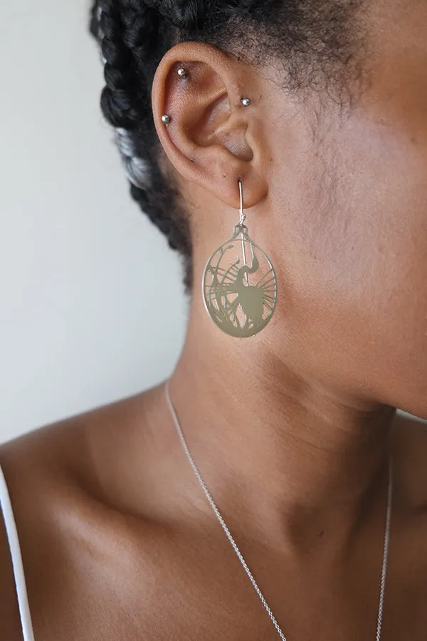 Egret Earrings