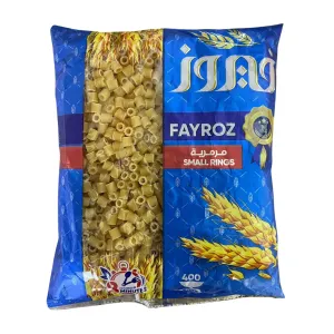 Fayroz Small Rings Pasta - 400gx20 (1 carton)