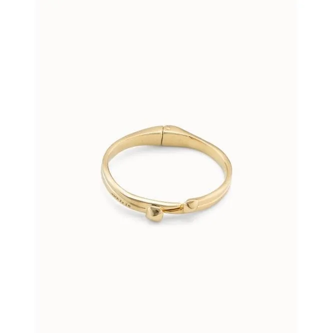 Feelings Golden Metal Bracelet