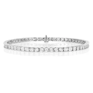 Flawless 9ct White Gold Tennis Diamond Bracelet (TW=1.00ct)