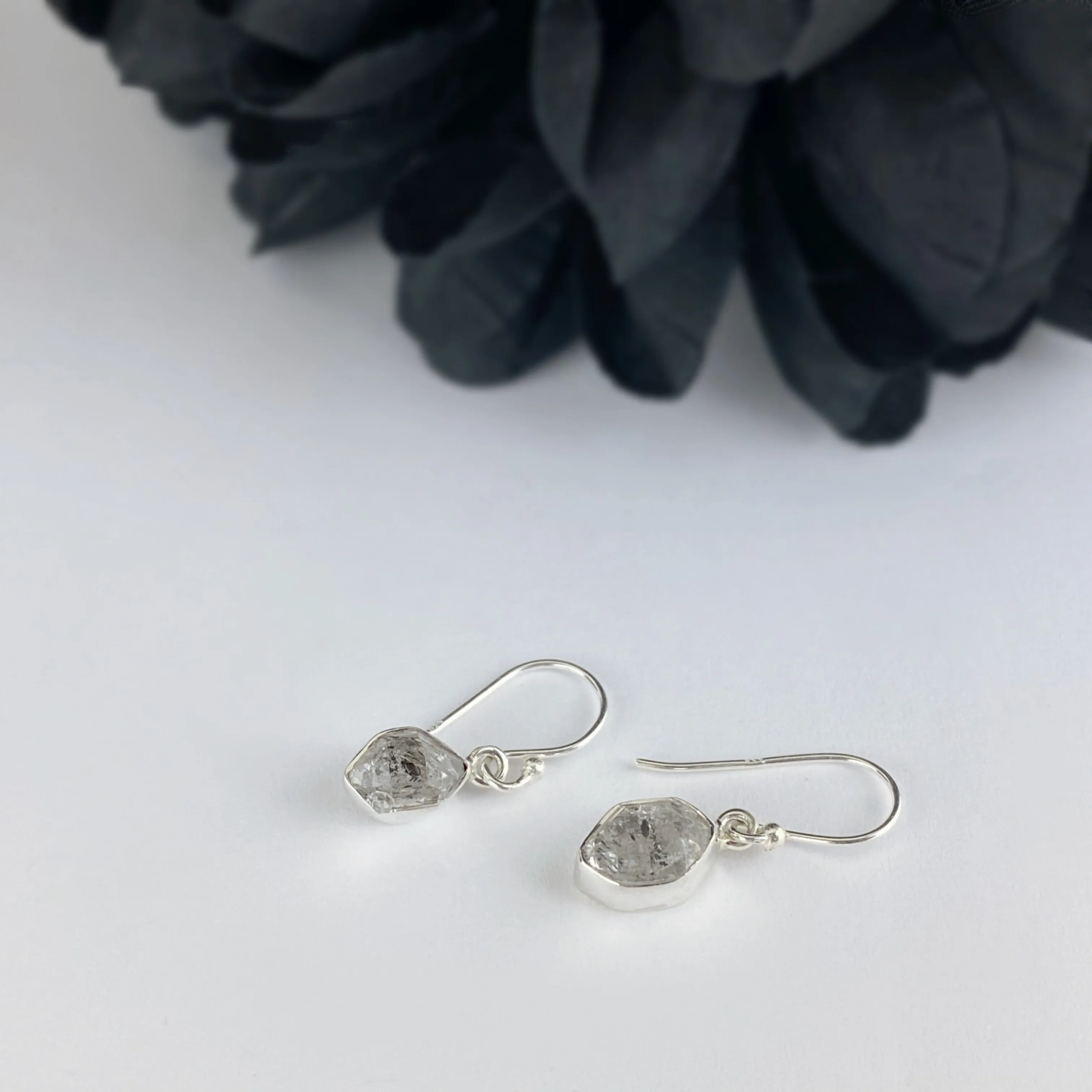 Frosted Diamond Earrings - VE408