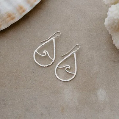 Glee Jewelry Long Beach Earrings - Silver