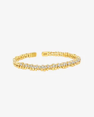 Golden Diamond Bangle