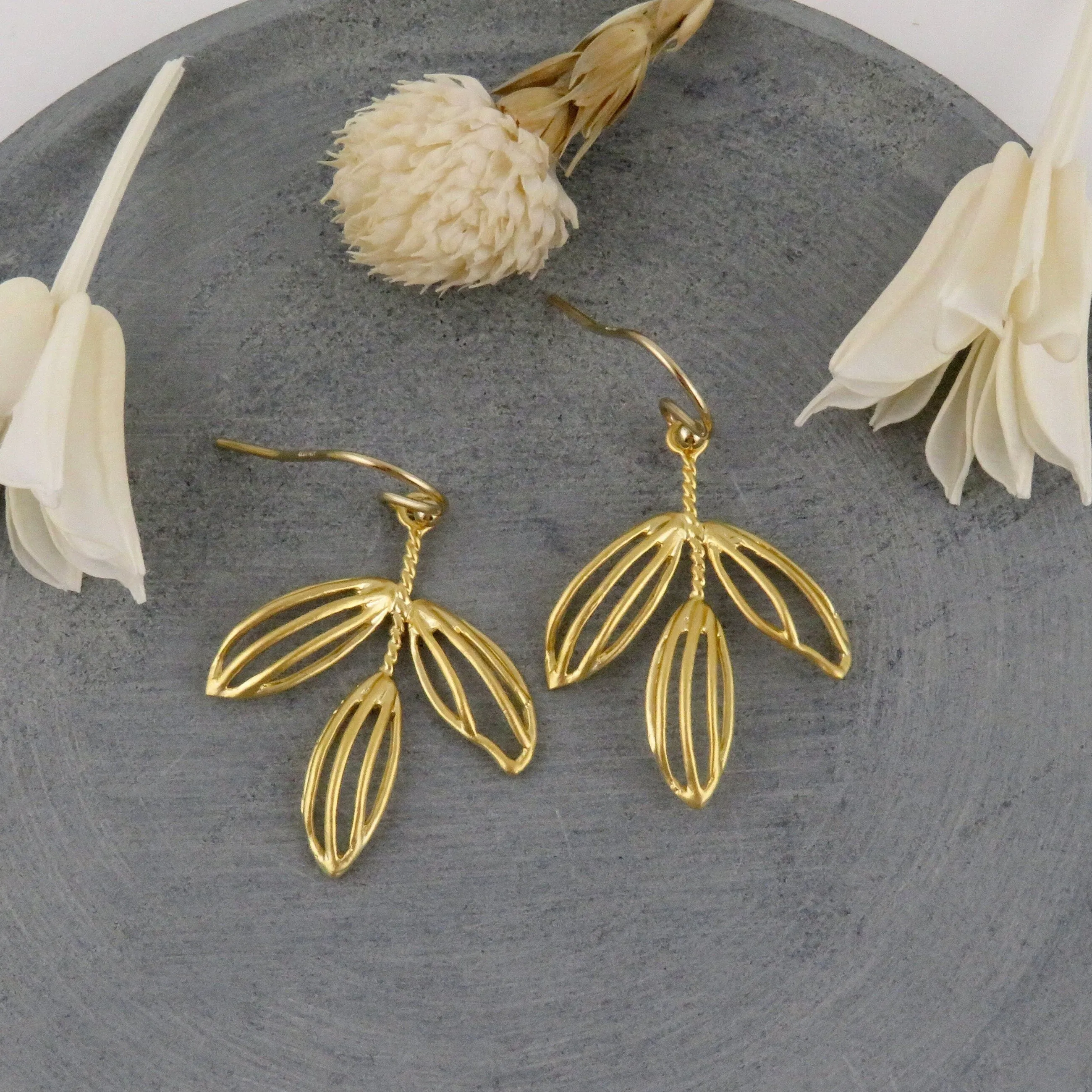 Hanging Leaves Earrings