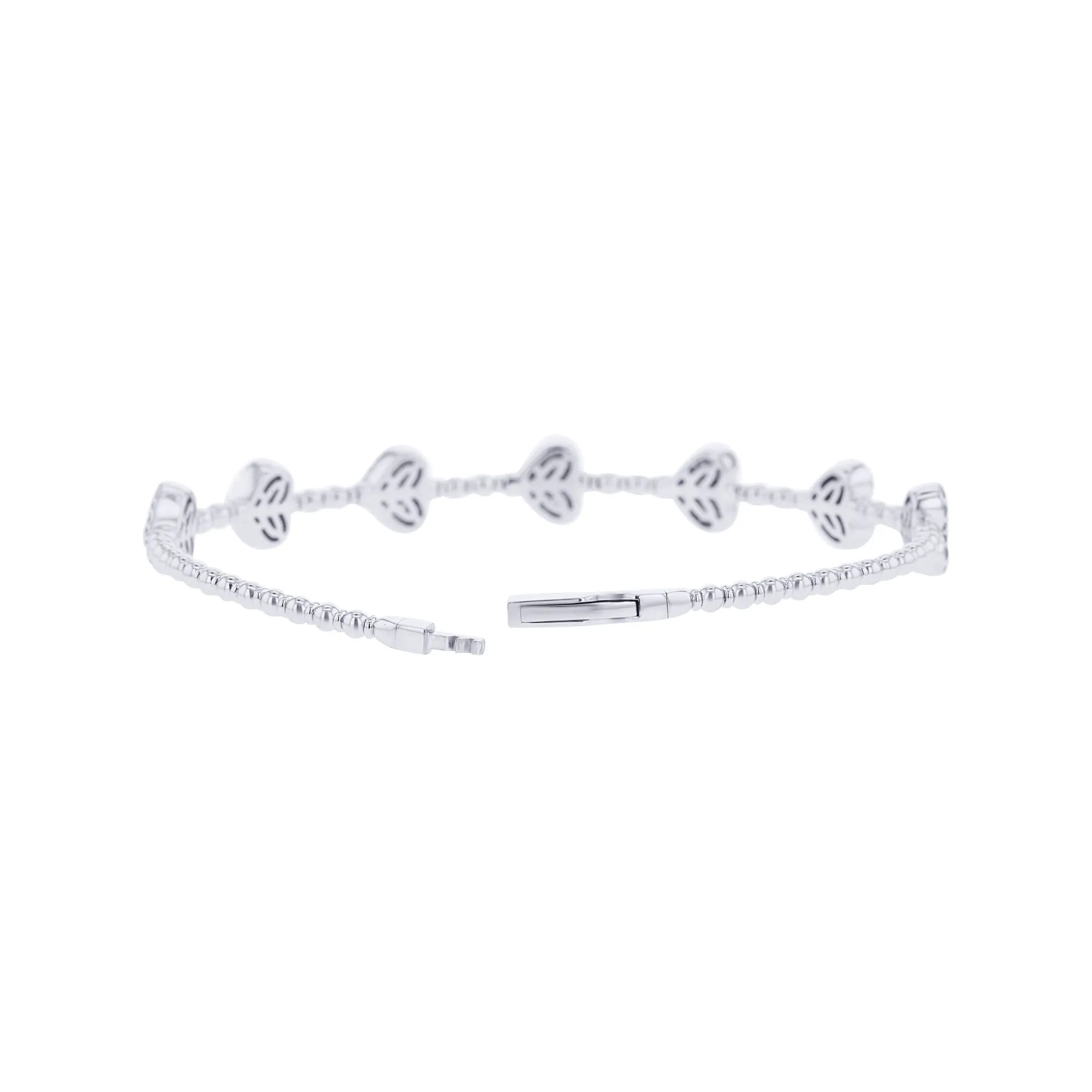 Heart on My Sleeve Diamond Bangle Bracelet