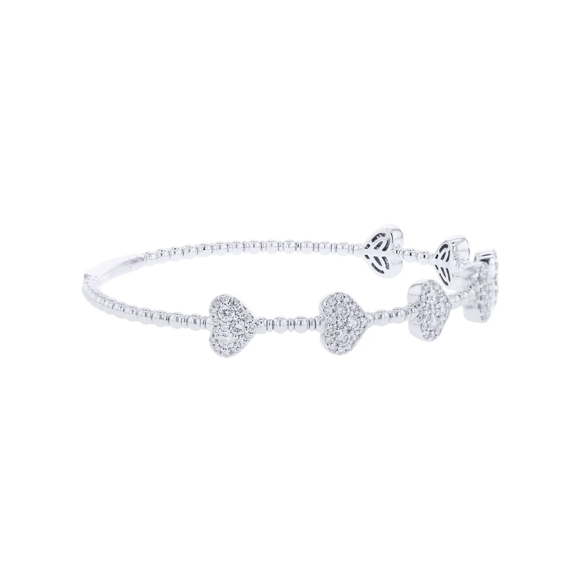 Heart on My Sleeve Diamond Bangle Bracelet