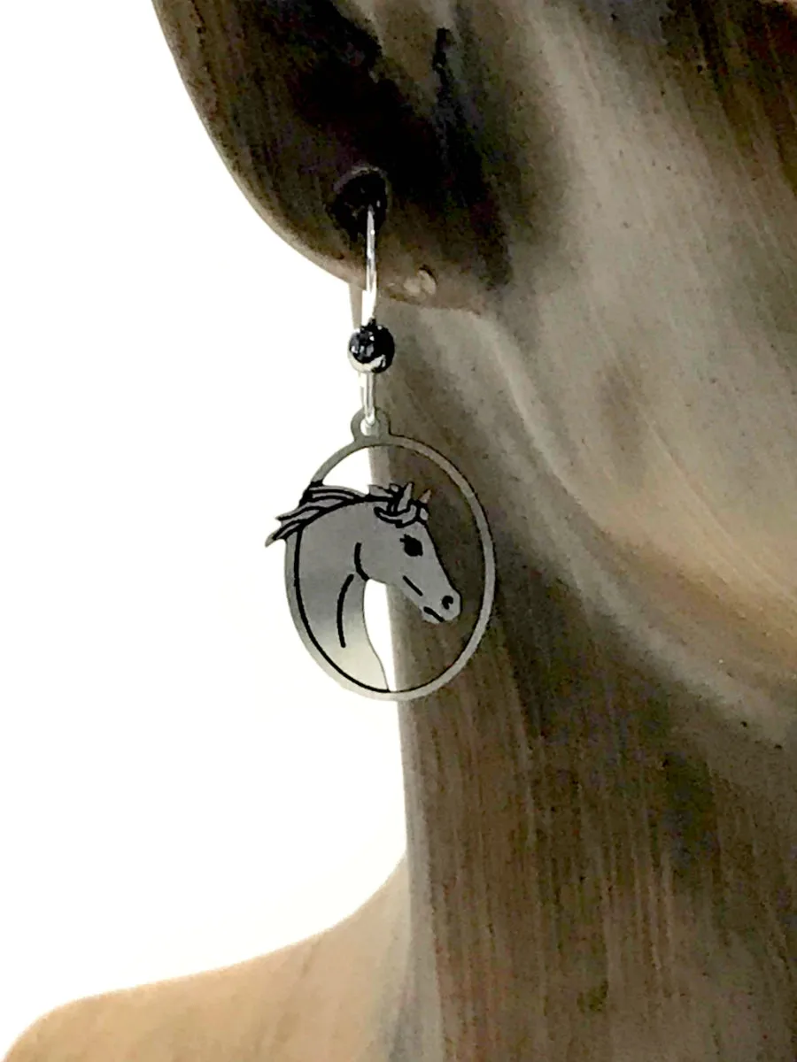 Horse Profile Dangles by Sienna Sky