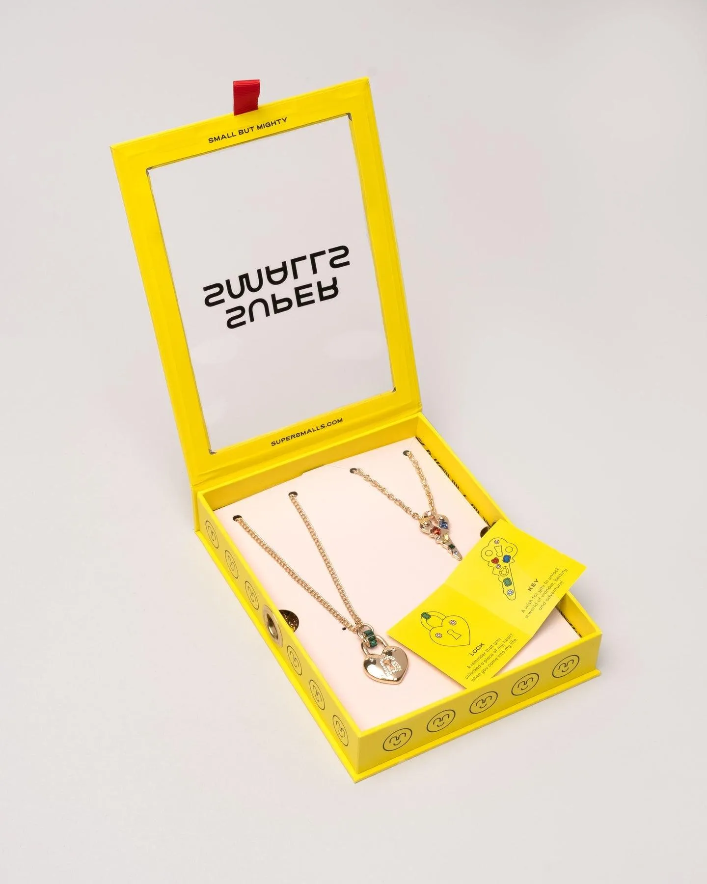 Jewelry Set | Lock and Key Necklaces | Super Smalls