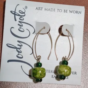 Jody Coyote Enchanted Glass Earrings