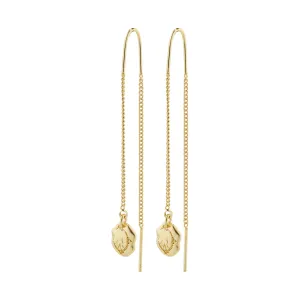 Jola Gold Plated Pull Through Earrings