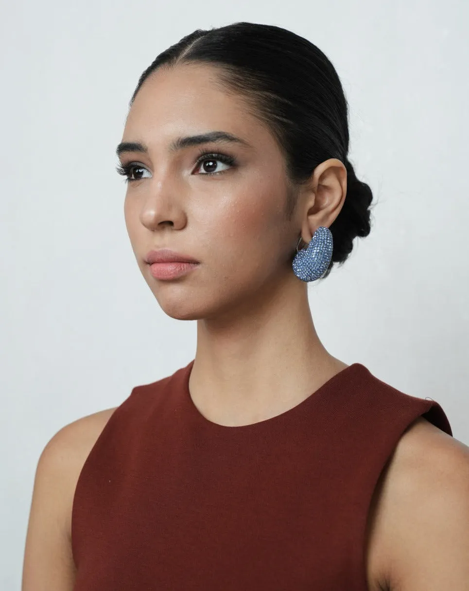 Kaju Earrings In Cerulean Blue