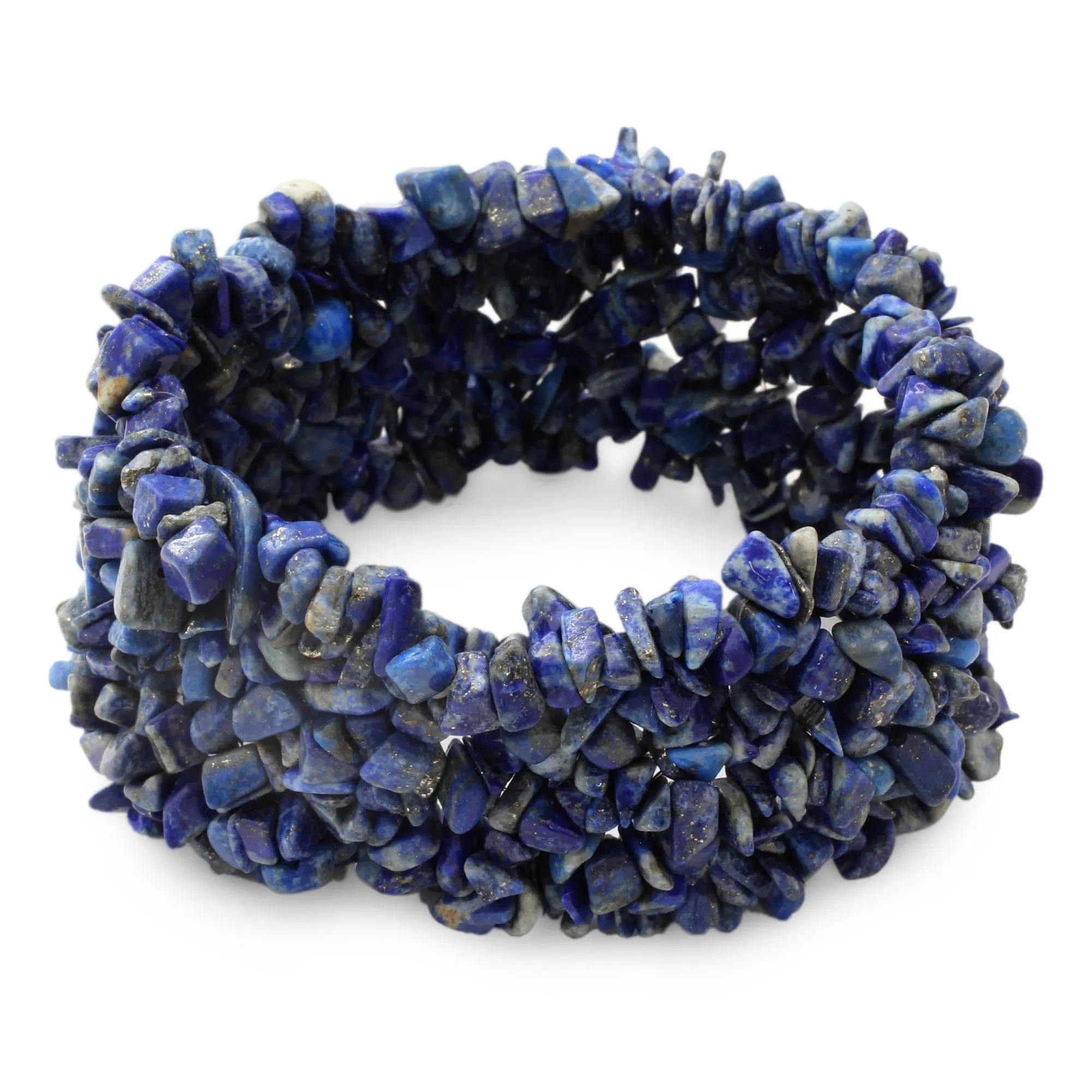 Lapis Lazuli Beaded Stretch Bracelet