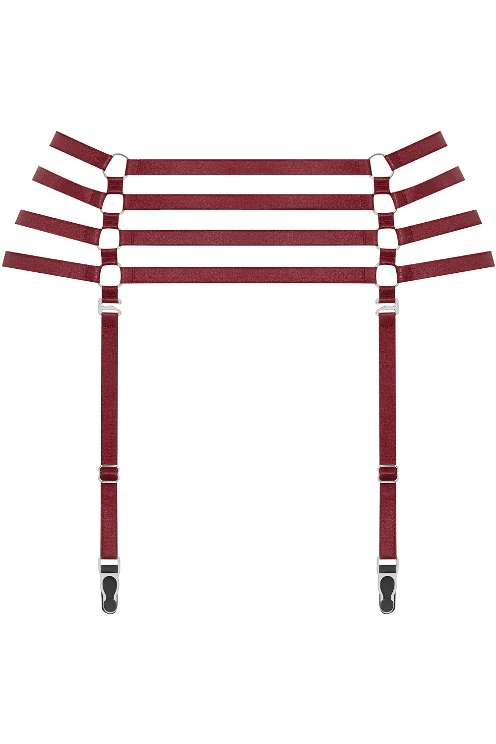 Les Fétiches Suspender Belt Burgundy