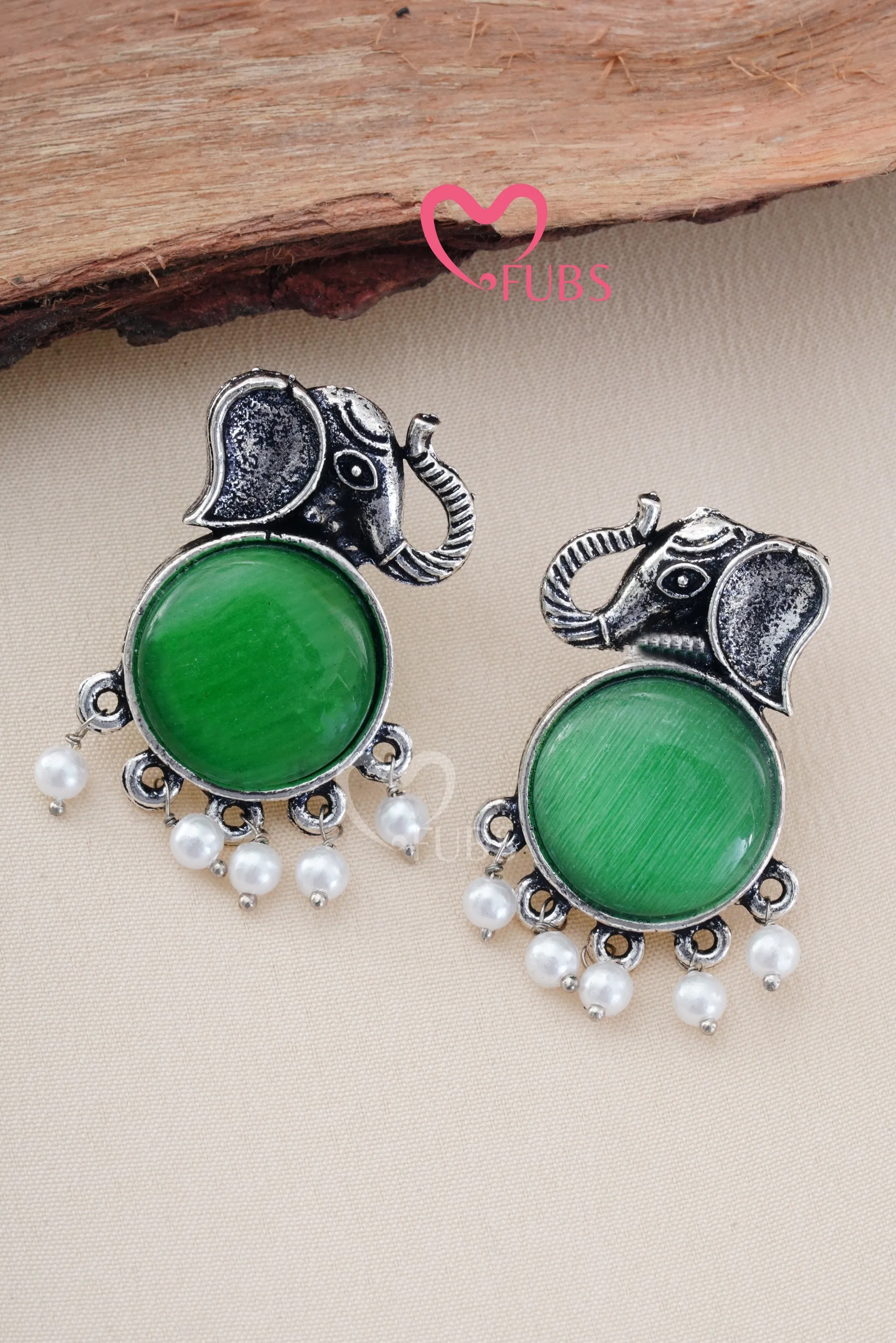 Majestic Elephant Glow Studs