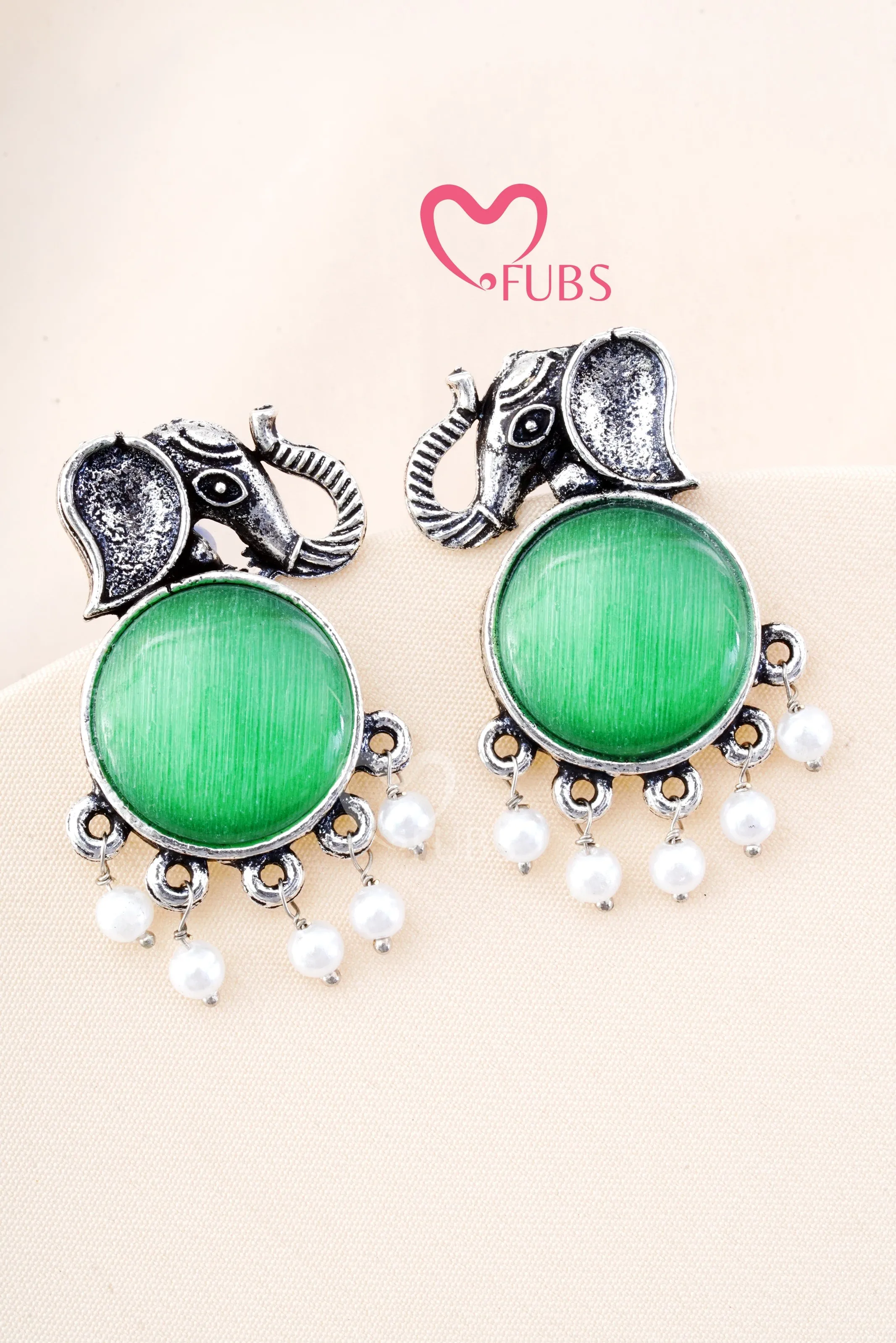 Majestic Elephant Glow Studs