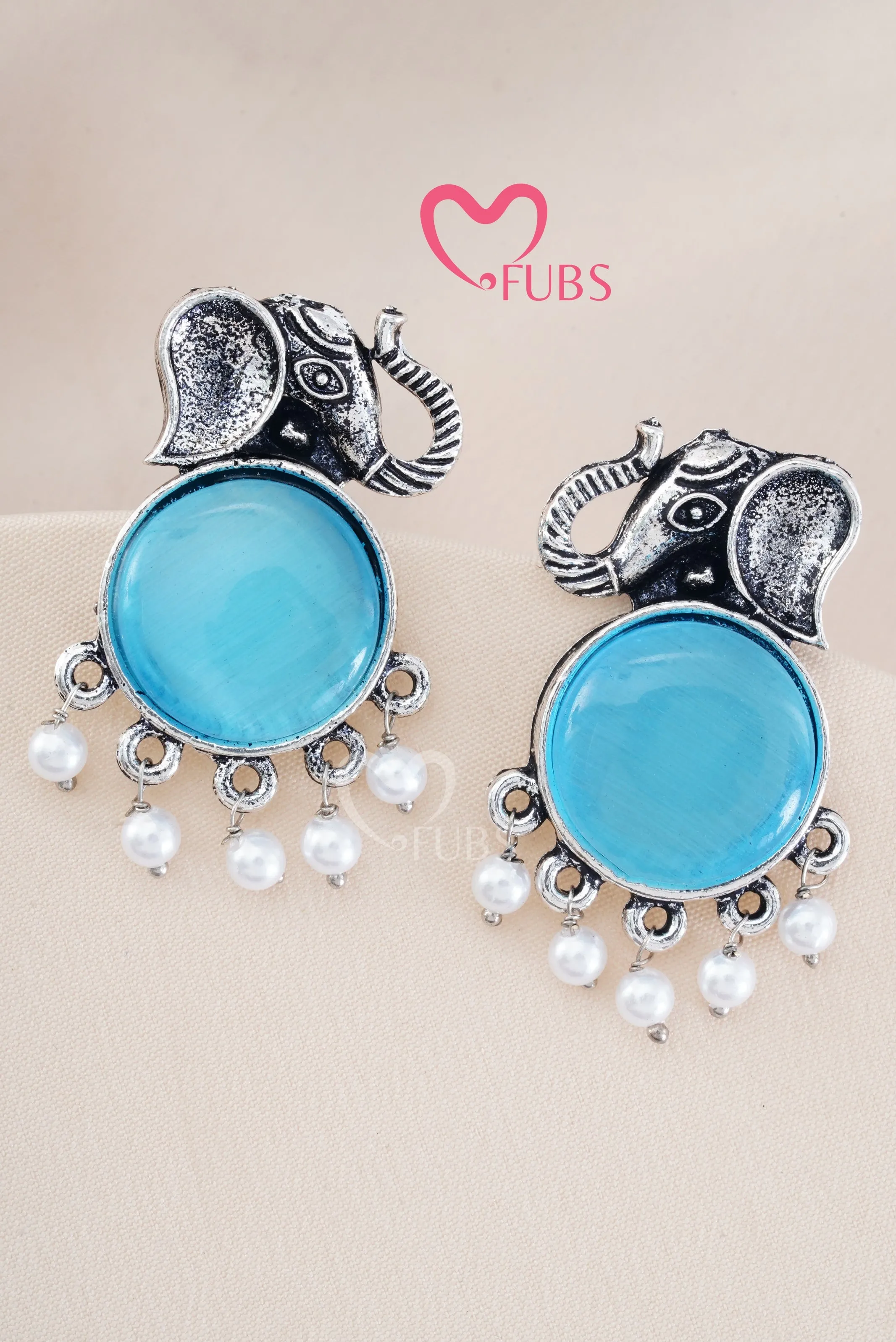 Majestic Elephant Glow Studs