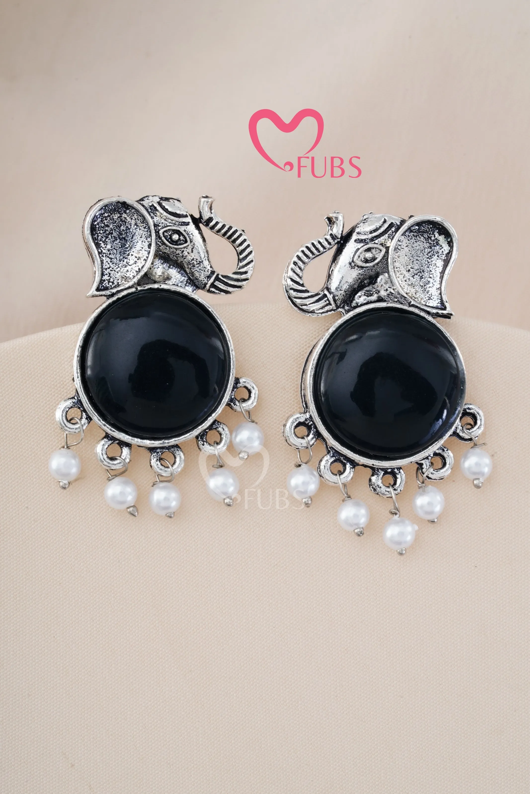 Majestic Elephant Glow Studs