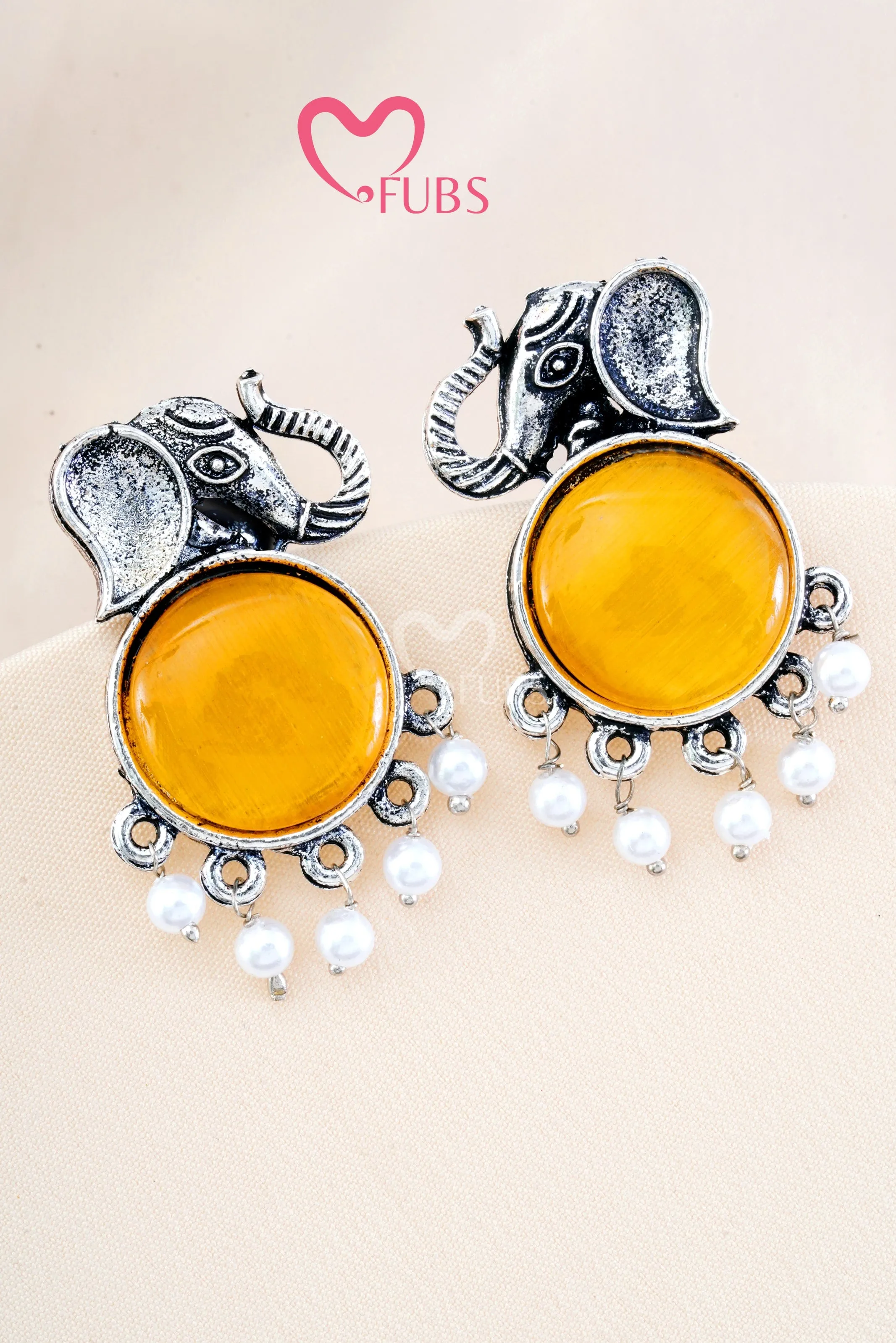 Majestic Elephant Glow Studs