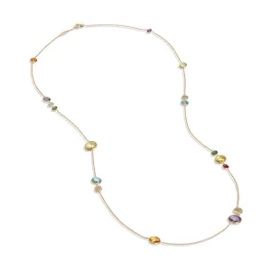 Marco Bicego Jaipur Color Collection 18K Yellow Gold Mixed Gemstone Necklace