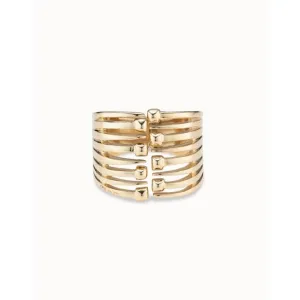 Matching Golden Metal Bracelet