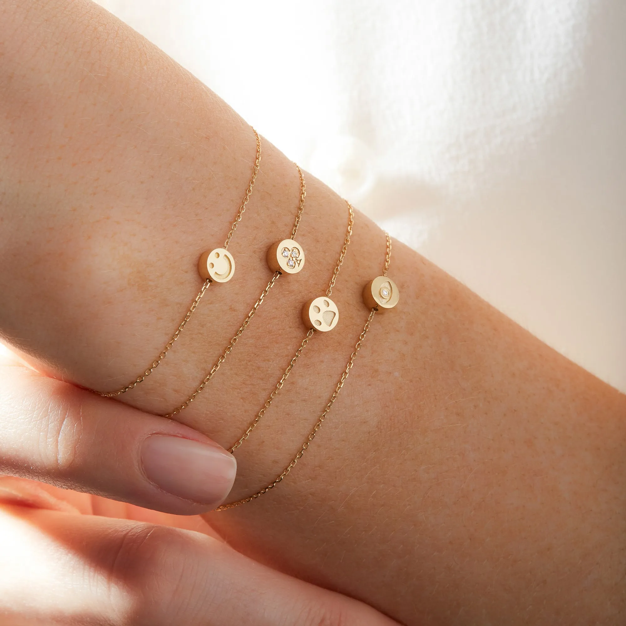 Modern Words Fine Dot Dot Dot Bracelet